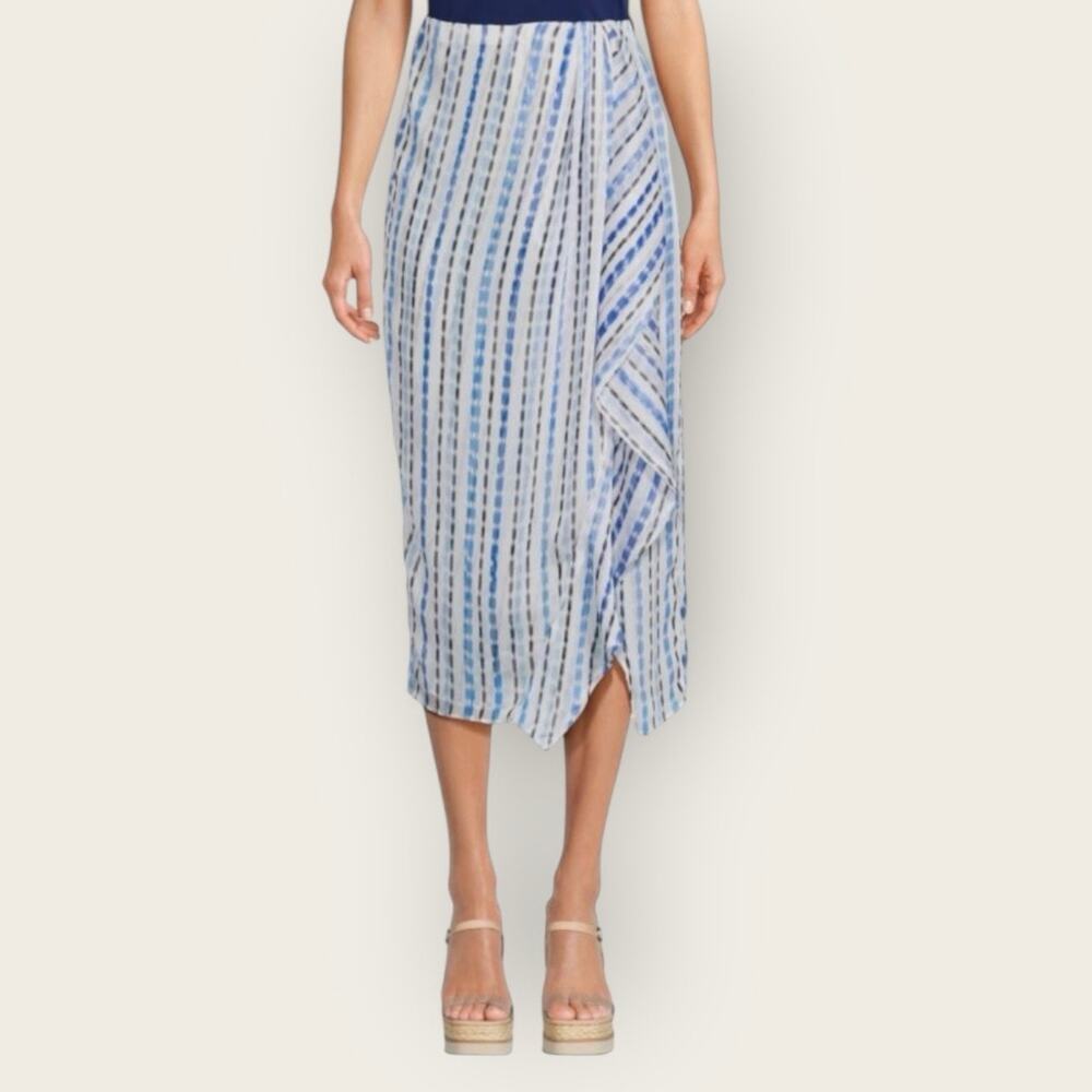 NWT | Misa Los Angeles | Surya Striped Midi Skirt | Scorpio Stripe | XS